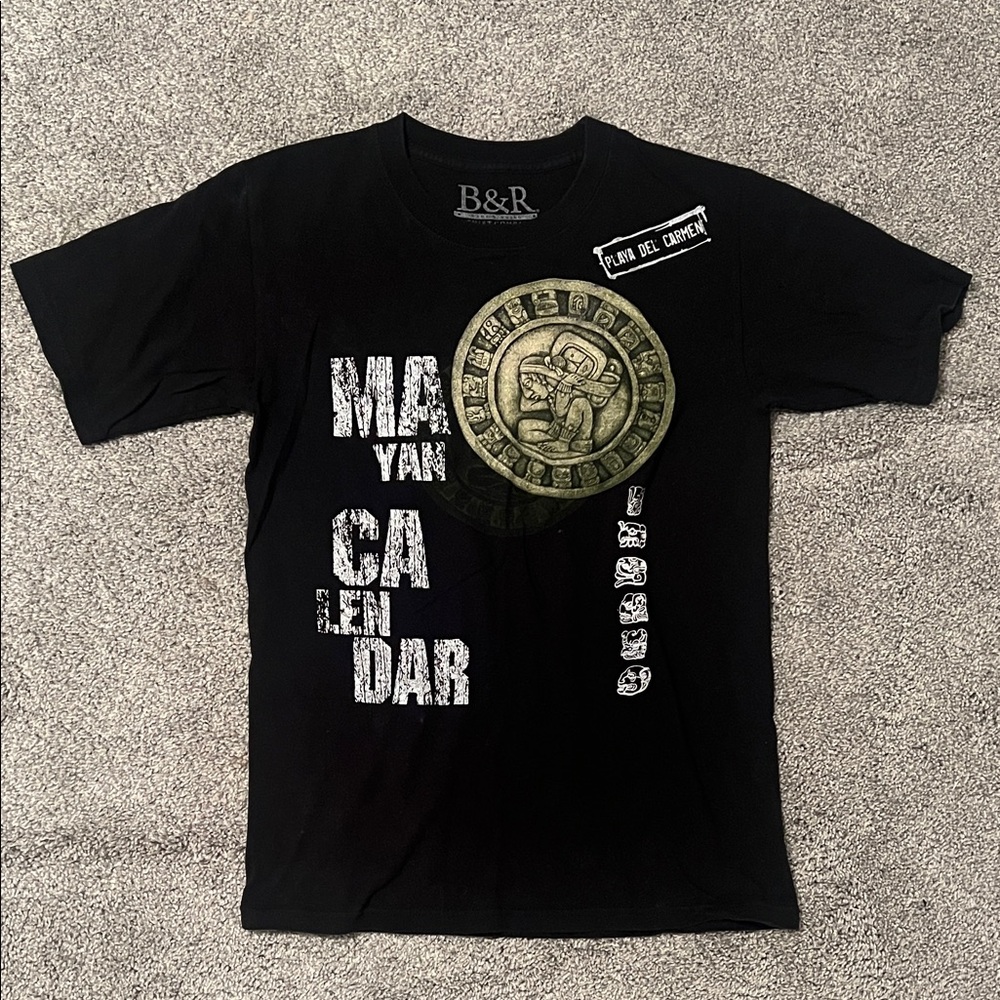 Riviera Maya Mexico black graphic tee